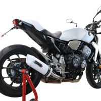 Pot echappement compatible avec Honda Cb 1000 R 2018-2020, Albus Evo4, Échappement légal, homologué,silencieux avec db killer amovible et tuyau de liaison spécifique 