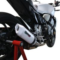 Pot echappement compatible avec Honda Cb 1000 R 2018-2020, Albus Evo4, Échappement légal, homologué,silencieux avec db killer amovible et tuyau de liaison spécifique 