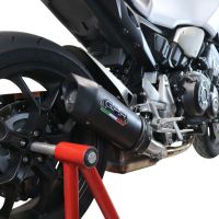 Pot echappement compatible avec Honda Cb 1000 R 2018-2020, Furore Evo4 Nero, Échappement légal, homologué,silencieux avec db killer amovible et tuyau de liaison spécifique 
