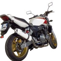 Pot echappement compatible avec Honda Cb 1300 2003-2012, Albus Ceramic, Échappement légal, homologué,silencieux avec db killer amovible et tuyau de liaison spécifique 