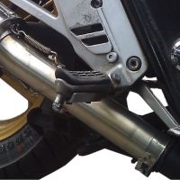 Pot echappement compatible avec Honda Cb 500 - S 1993-2005, Satinox , Échappement légal, homologué,silencieux avec db killer amovible et tuyau de liaison spécifique 