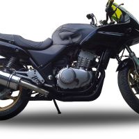 Pot echappement compatible avec Honda Cb 500 - S 1993-2005, Trioval, Échappement légal, homologué,silencieux avec db killer amovible et tuyau de liaison spécifique 