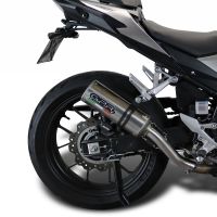 Pot echappement compatible avec Honda Cb 500 X 2019-2025, M3 Inox , Échappement légal, homologué,silencieux avec db killer amovible et tuyau de liaison spécifique 