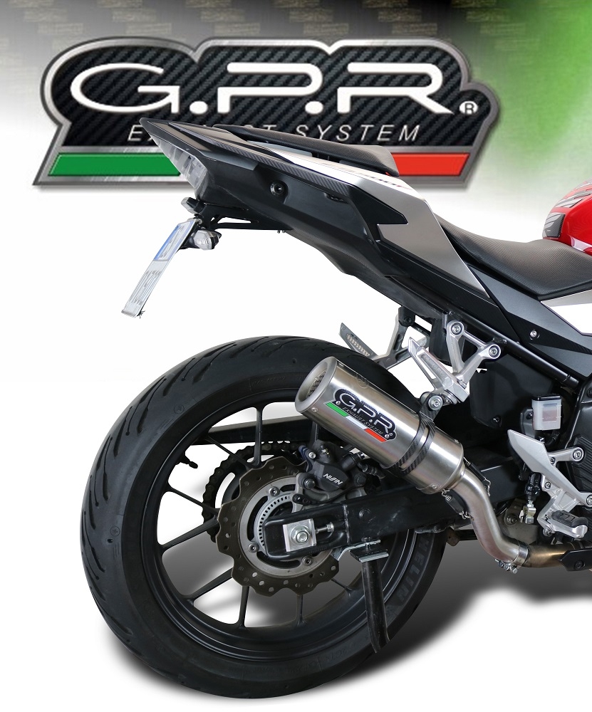 Pot echappement compatible avec Honda Cb 500 X 2019-2025, M3 Inox , Échappement légal, homologué,silencieux avec db killer amovible et tuyau de liaison spécifique 