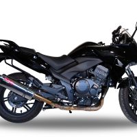 Pot echappement compatible avec Honda Cbf 1000 - ST 2010-2016, Trioval, Échappement légal, homologué,silencieux avec db killer amovible et tuyau de liaison spécifique 