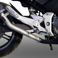 Pot echappement compatible avec Honda Cbf 600 - N 2004-2006, Furore Nero, Échappement légal, homologué,silencieux avec db killer amovible et tuyau de liaison spécifique 