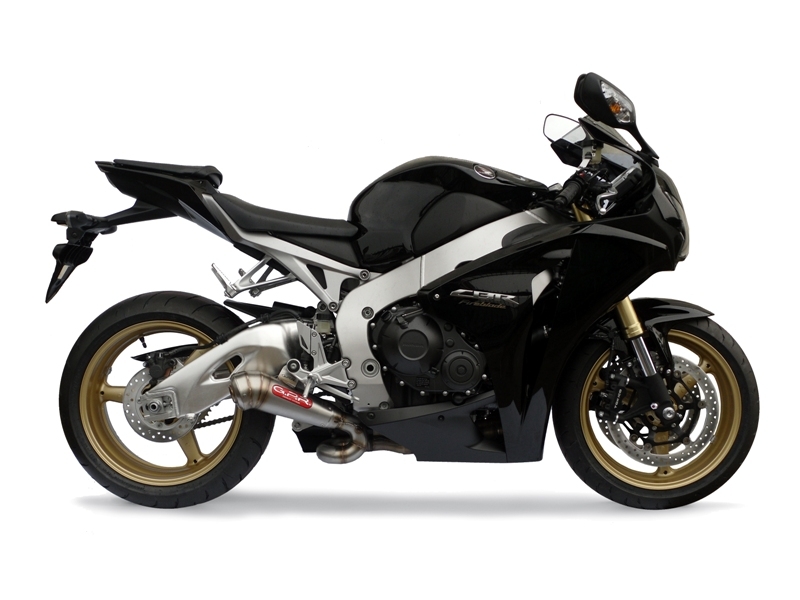 Pot echappement compatible avec Honda Cbr 1000 Rr 2008-2011, Powercone Evo, Échappement légal, homologué,silencieux avec db killer amovible et tuyau de liaison spécifique 
