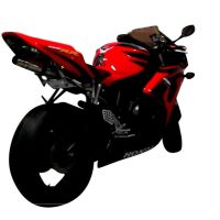 Pot echappement compatible avec Honda Cbr 1000 Rr 2004-2007, Deeptone Inox, Échappement légal, homologué,silencieux avec db killer amovible et tuyau de liaison spécifique 
