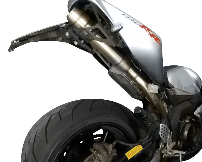 Pot echappement compatible avec Honda Cbr 1000 Rr 2004-2007, Deeptone Inox, Échappement légal, homologué,silencieux avec db killer amovible et tuyau de liaison spécifique 