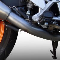Pot echappement compatible avec Honda Cbr 125 R 2011-2016, M3 Inox , Homologué et légal, système d'échappement complet avec catalyseur et db killer amovible 