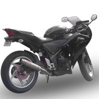 Pot echappement compatible avec Honda Cbr 250 R 2010-2014, Deeptone Inox, Échappement légal, homologué,silencieux avec db killer amovible et tuyau de liaison spécifique 