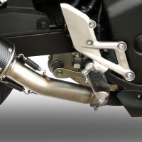 Pot echappement compatible avec Honda Cbr 250 R 2010-2014, Powercone Evo, Échappement légal, homologué,silencieux avec db killer amovible et tuyau de liaison spécifique 