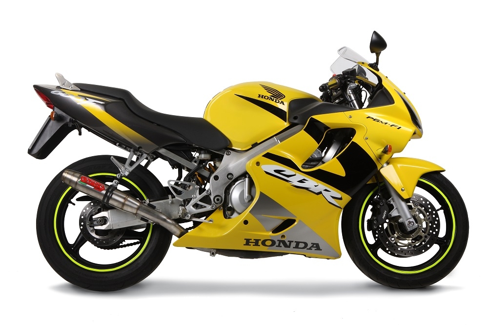 Pot echappement compatible avec Honda Cbr 600 F - Sport 2001-2007, Deeptone Inox, Échappement légal, homologué,silencieux avec catalyseur, db killer amovible et tuyau de liaison spécifique 