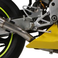 Pot echappement compatible avec Honda Cbr 600 F - Sport 2001-2007, M3 Poppy , Échappement légal, homologué,silencieux avec db killer amovible et tuyau de liaison spécifique 