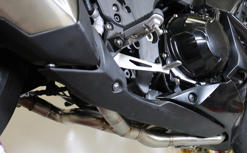 Pot echappement compatible avec Kawasaki Z 1000 2010-2014, Decatalizzatore, Suppresseur de cataliseu, décatalyseurr, article sans homologation 