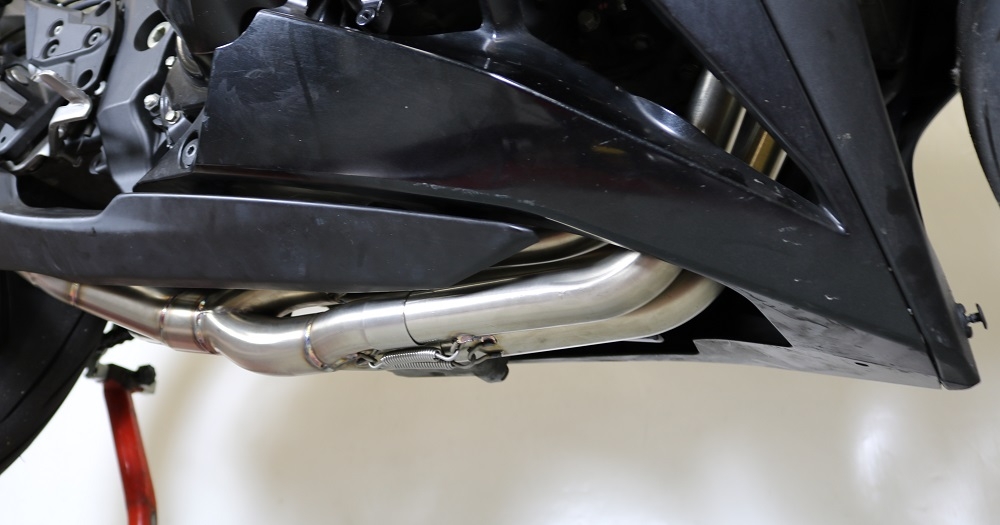 Pot echappement compatible avec Kawasaki Z 1000 2010-2014, Decatalizzatore, Suppresseur de cataliseu, décatalyseurr, article sans homologation 
