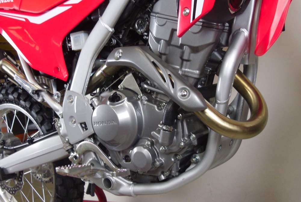 Pot echappement compatible avec Honda Crf 250 L 2013-2016, Albus Ceramic, Pot échappement complet, non légal pour les pays de l'UE, avec db killer amovible 