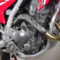Pot echappement compatible avec Honda Crf 250 L 2013-2016, Albus Ceramic, Pot échappement complet, non légal pour les pays de l'UE, avec db killer amovible 