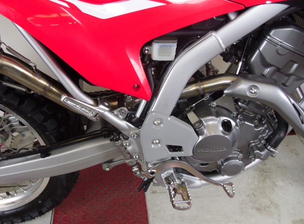 Pot echappement compatible avec Honda Crf 250 L 2013-2016, Albus Ceramic, Pot échappement complet, non légal pour les pays de l'UE, avec db killer amovible 