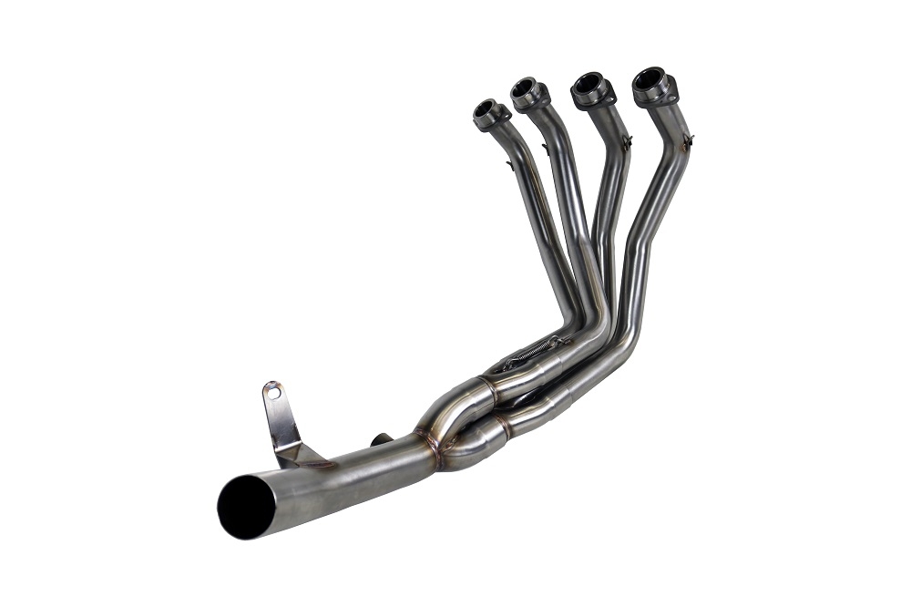 Pot echappement compatible avec Kawasaki Z 900 2020-2020, M3 Black Titanium, Homologué et légal, système d'échappement complet avec catalyseur et db killer amovible 
