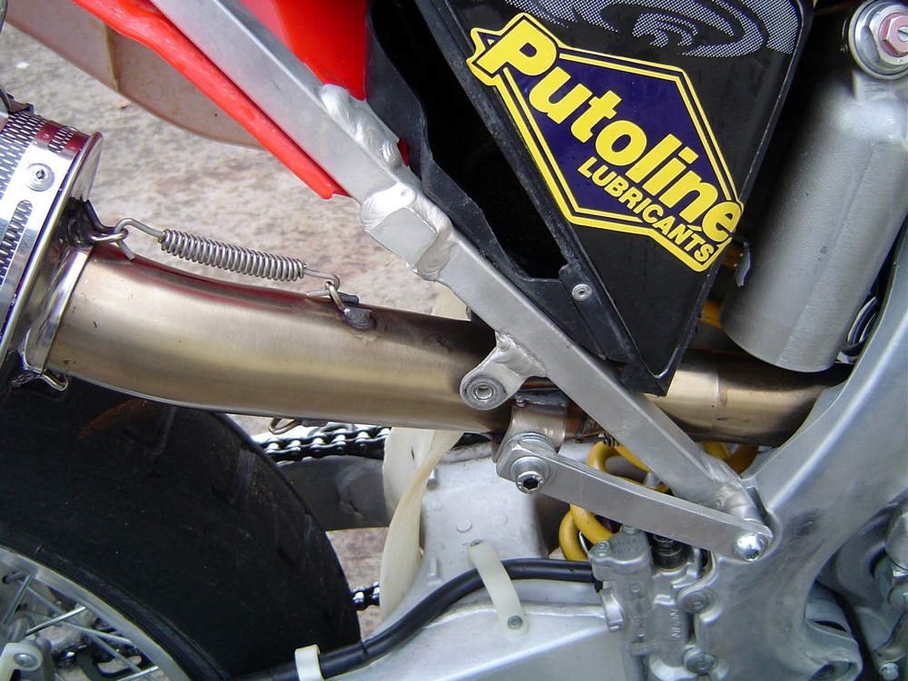 Pot echappement compatible avec Honda Crf 450 R-RX 2005-2005, Furore Nero, Homologué et légal, système d'échappement complet, avec db killer amovible 