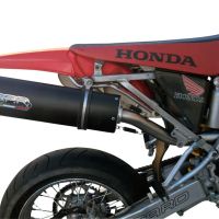 Pot echappement compatible avec Honda Crf 450 R-RX 2005-2005, Furore Nero, Homologué et légal, système d'échappement complet, avec db killer amovible 