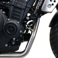 Pot echappement compatible avec Brixton CroSsfire 500 X 2022-2023, Decatalizzatore, Suppresseur de cataliseu, décatalyseurr, article sans homologation 