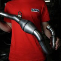 Pot echappement compatible avec Husqvarna FC 250 2019-2022, Pentacross FULL Titanium, Pot d'échappement complet racing, compris de collecteur et db killer amovible, sans homologation 