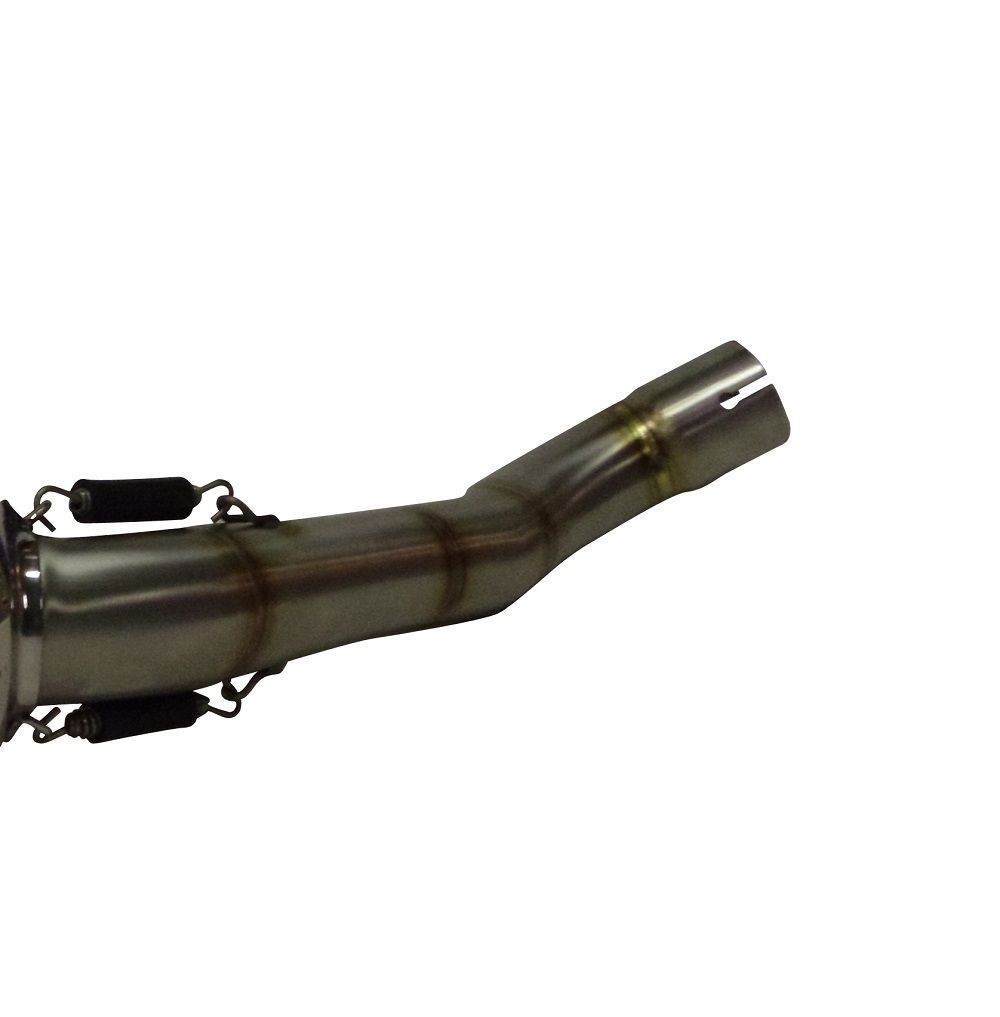 Pot echappement compatible avec Honda VFR1200X Crosstourer 2017-2020, Furore Evo4 Nero, Échappement légal, homologué,silencieux avec db killer amovible et tuyau de liaison spécifique 