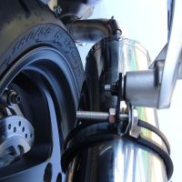 Pot echappement compatible avec Honda Vfr 800 X Crossrunner 800 2011-2014, Powercone Evo, Échappement légal, homologué,silencieux avec db killer amovible et tuyau de liaison spécifique 