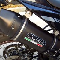 Pot echappement compatible avec Derbi Senda 125 R-SM -SENDA Baja 2004-2012, Furore Nero, Échappement légal, homologué,silencieux avec catalyseur, db killer amovible et tuyau de liaison spécifique 