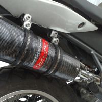 Pot echappement compatible avec Derbi Senda 125 R-SM -SENDA Baja 2004-2012, Furore Nero, Échappement légal, homologué,silencieux avec catalyseur, db killer amovible et tuyau de liaison spécifique 