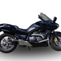 Pot echappement compatible avec Honda Dn-01 2008-2010, Furore Poppy, Échappement légal, homologué,silencieux avec db killer amovible et tuyau de liaison spécifique 