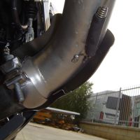 Pot echappement compatible avec Bmw K 1300 Gt 2009-2011, Albus Ceramic, Échappement légal, homologué,silencieux avec db killer amovible et tuyau de liaison spécifique 