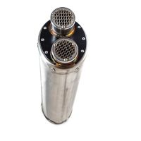 Pot echappement compatible avec Honda Africa Twin XRV 750 RD07 1993-2003, Dual Inox, Échappement légal, homologué,silencieux avec db killer amovible et tuyau de liaison spécifique 