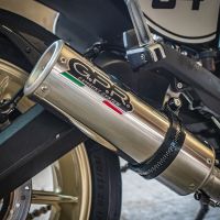 Pot echappement compatible avec Ducati Scrambler 800 2015-2016, M3 Inox , Échappement légal, homologué,silencieux avec db killer amovible et tuyau de liaison spécifique 