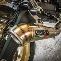 Pot echappement compatible avec Ducati Scrambler 800 2015-2016, Powercone Evo, Échappement légal, homologué,silencieux avec db killer amovible et tuyau de liaison spécifique 