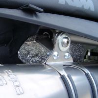 Pot echappement compatible avec Ktm Superduke 990 - R ( LC8) 2004-2012, Albus Ceramic, Paire de pot d'échappement homologuées, livrées avec db killer amovible, catalyseurs et raccords spécifiques 