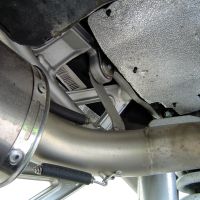 Pot echappement compatible avec Ktm Superduke 990 - R ( LC8) 2004-2012, Albus Ceramic, Paire de pot d'échappement homologuées, livrées avec db killer amovible, catalyseurs et raccords spécifiques 