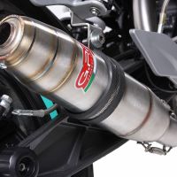Pot echappement compatible avec Ktm Duke 200 2012-2020, Deeptone Inox, Échappement légal, homologué,silencieux avec db killer amovible et tuyau de liaison spécifique 