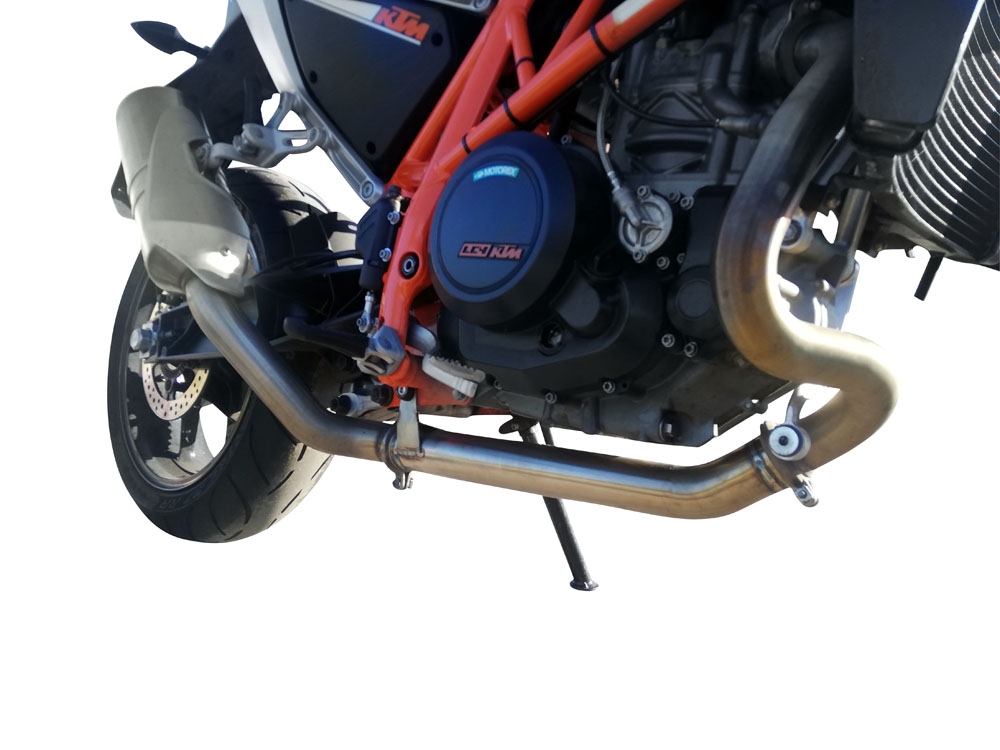 Pot echappement compatible avec Ktm Duke 690 2017-2020, Decatalizzatore, Suppresseur de cataliseu, décatalyseurr, article sans homologation 