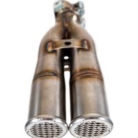 Pot echappement compatible avec Zontes Zx 310 2018-2020, F205, Échappement légal, homologué,silencieux avec db killer amovible et tuyau de liaison spécifique 