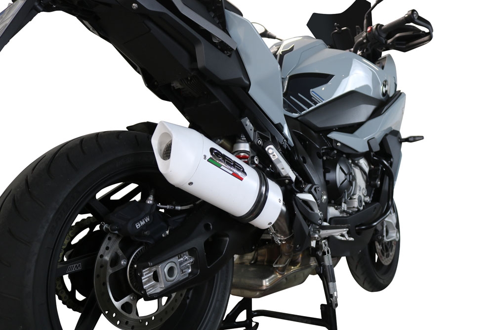 Pot echappement compatible avec Bmw S 1000 XR -M 2020-2025, Albus Evo4, Échappement légal, homologué,silencieux avec db killer amovible et tuyau de liaison spécifique 