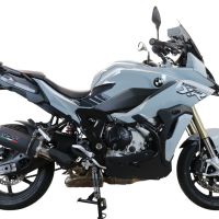 Pot echappement compatible avec Bmw S 1000 XR -M 2020-2025, Furore Evo4 Nero, Échappement légal, homologué,silencieux avec db killer amovible et tuyau de liaison spécifique 