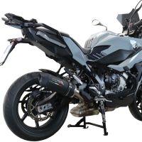 Pot echappement compatible avec Bmw S 1000 XR -M 2020-2025, Furore Evo4 Nero, Échappement légal, homologué,silencieux avec db killer amovible et tuyau de liaison spécifique 