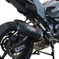 Pot echappement compatible avec Bmw S 1000 XR -M 2020-2025, Furore Evo4 Nero, Échappement légal, homologué,silencieux avec db killer amovible et tuyau de liaison spécifique 