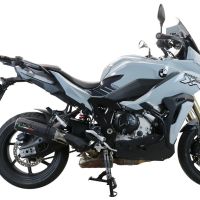 Pot echappement compatible avec Bmw S 1000 XR -M 2020-2025, M3 Black Titanium, Pot échappement racing, avec les tuyaux de liaison, article sans homologation 