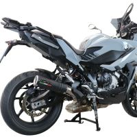 Pot echappement compatible avec Bmw S 1000 XR -M 2020-2025, M3 Black Titanium, Pot échappement racing, avec les tuyaux de liaison, article sans homologation 