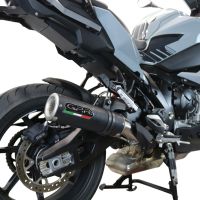 Pot echappement compatible avec Bmw S 1000 XR -M 2020-2025, M3 Black Titanium, Pot échappement racing, avec les tuyaux de liaison, article sans homologation 