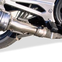 Pot echappement compatible avec Kawasaki ER 5 1996-2006, Trioval, Échappement légal, homologué,silencieux avec db killer amovible et tuyau de liaison spécifique 